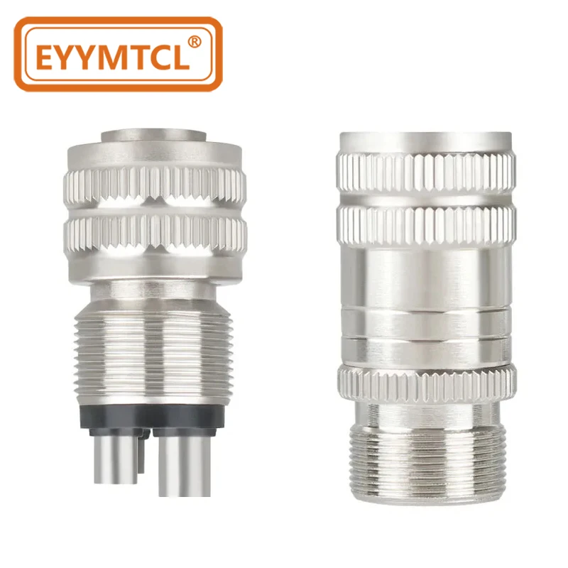 Dental High Speed Handpiece Turbine Adapter From 4 Holes To 2 Holes Changer Connector Tool For Air Motor