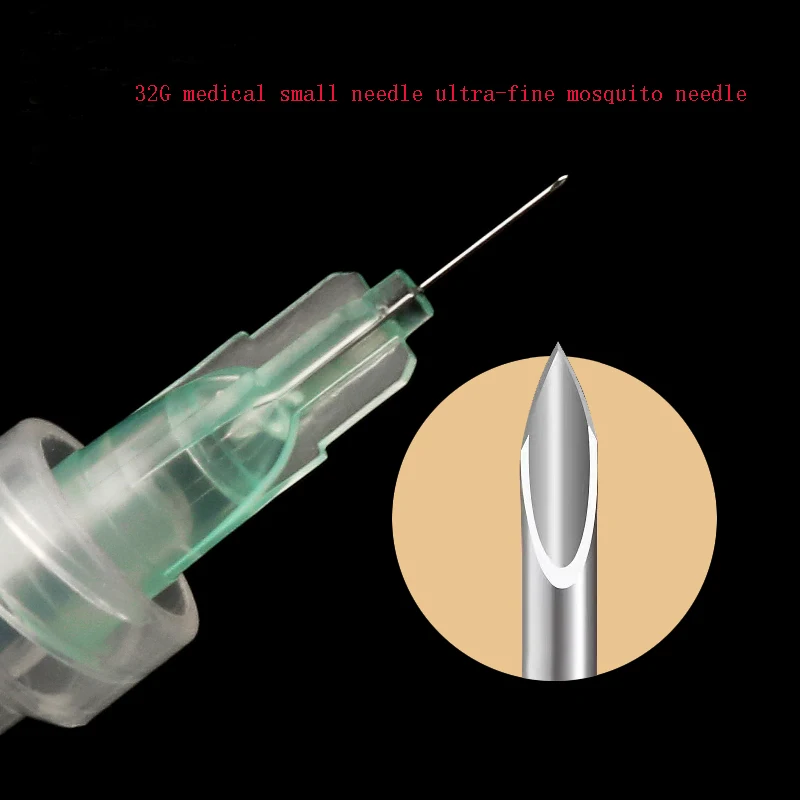 32GB/6/8/13mm disposable skin puncture needle, non painless 32GB medical small needle, ultra-fine mosquito needle