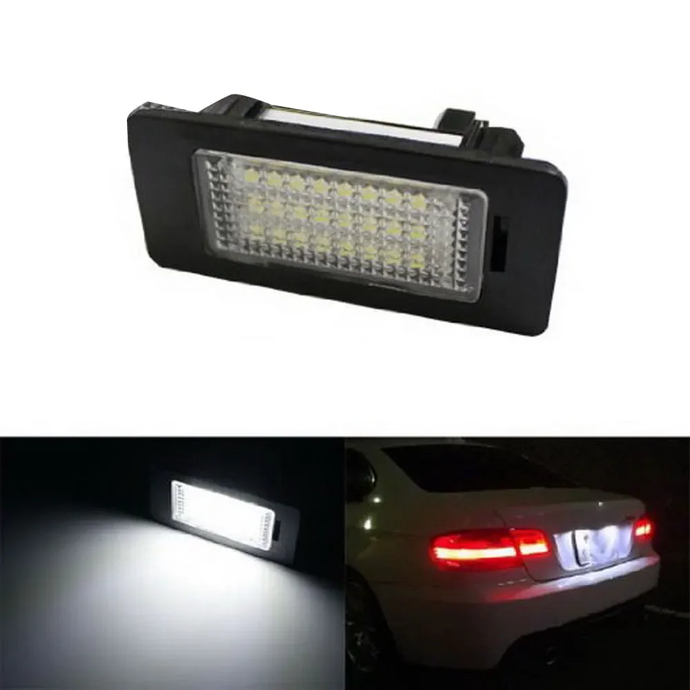 

1Pc Car Plate Light LED Lamp For BMW 1 3 5 X series E39 E60 E82 E70 E90 E92 X3/5/6 X-series Car Auto License Bulbs Lamp Decor