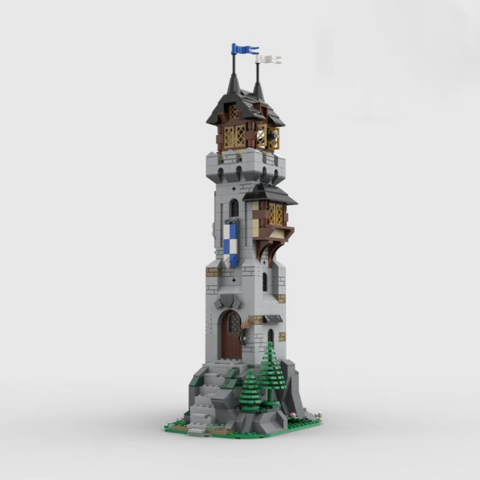 MOC Middeleeuws Magisch Kasteel Model Bouwstenen Tovenaar Toren Geheimen Laboratorium DIY Monteren Bakstenen Puzzel Speelgoed Collectie Geschenken