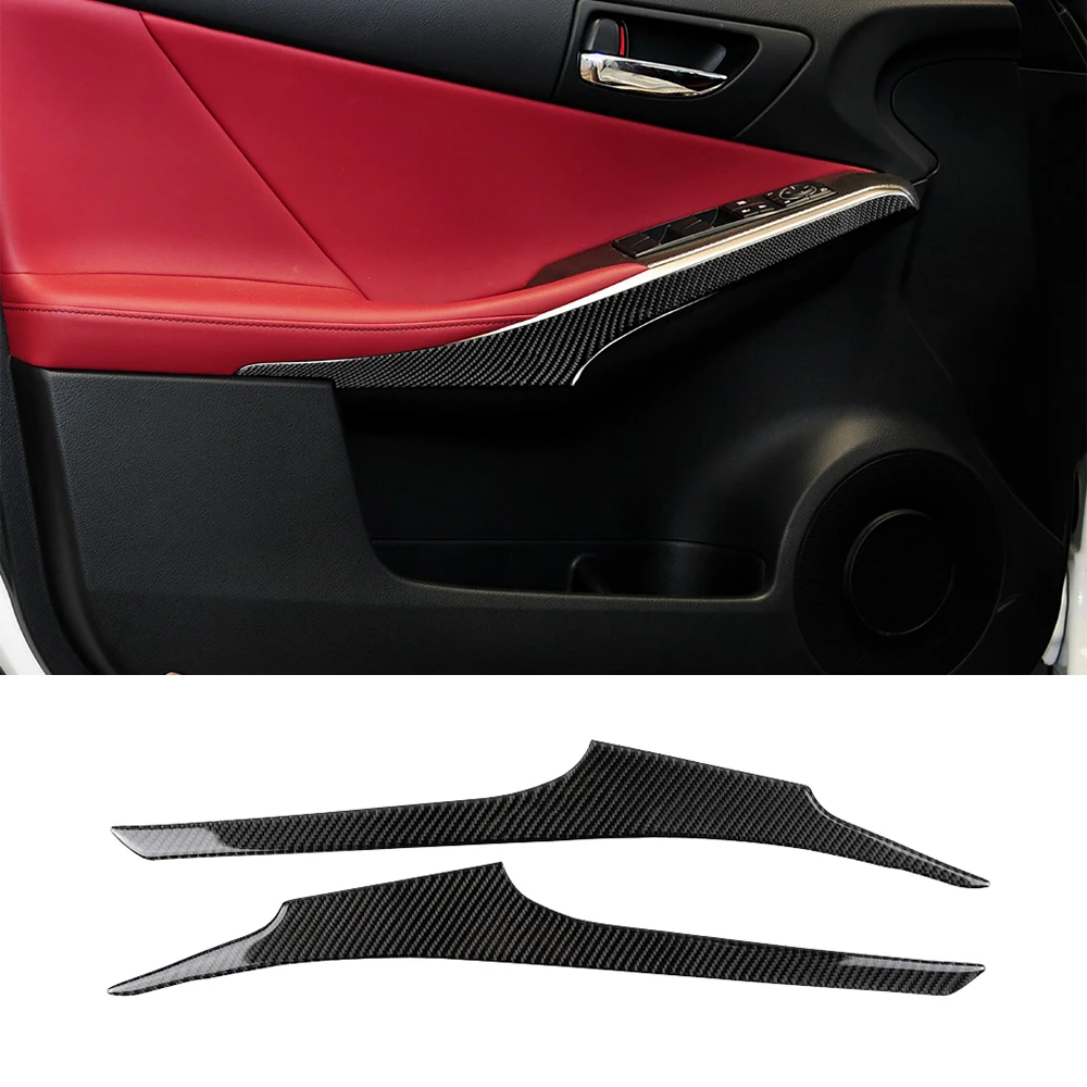 

Inner Door Armrest Decoration Cover Trim Sticker for Lexus IS250 2013 2014 2015 2016-2019 Car Interior Accessories Carbon Fiber