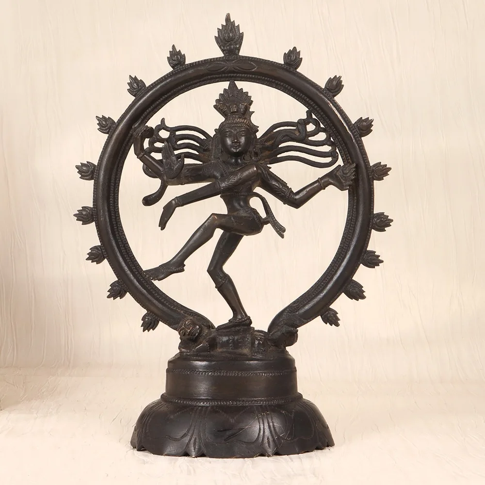 Handcrafted Indian vintage finest brass statue of Lord Shiva