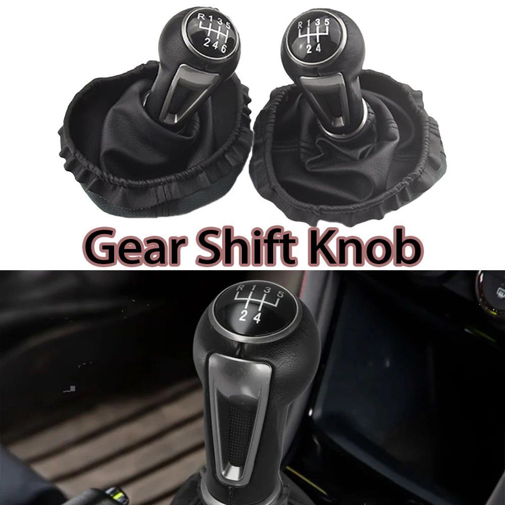 

Car Styling 5 6 Speed For SEAT IBIZA IV Car Gear Stick Shift Knob Lever HandBall With PU Leather Gaiter Boot Cover