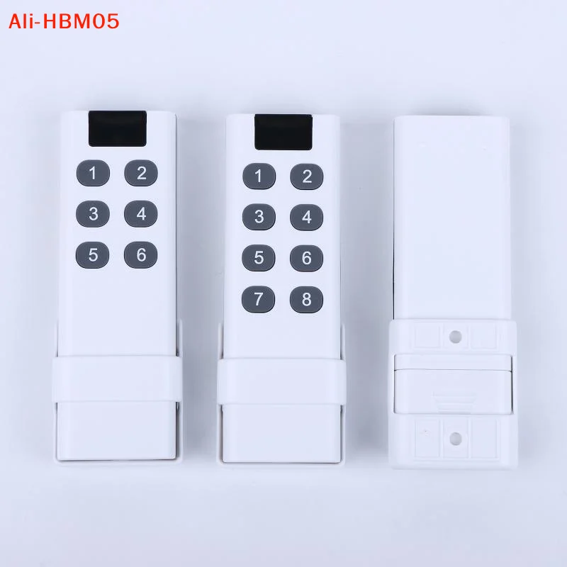(HB05)433MHz Wireless Learning Code Digital Remote Control Transmitter For Long Distance Wireless Remote Control 4/6/8/10 Key