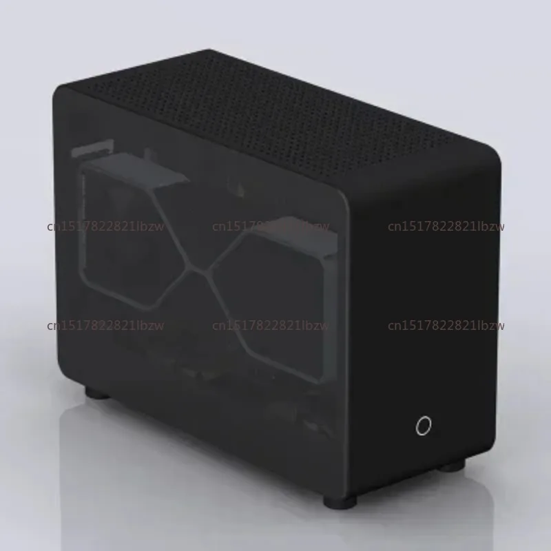G1-SE All Aluminum Side Transparent A4 ITX Small SFX Power Supply Portable Host Cooling