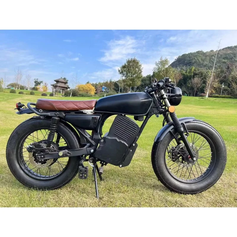 Lvyuan China Factory Direct Sales High Quality Retro Adult Racing 72V High Quality Scooter For Sale Electric Motorcycle