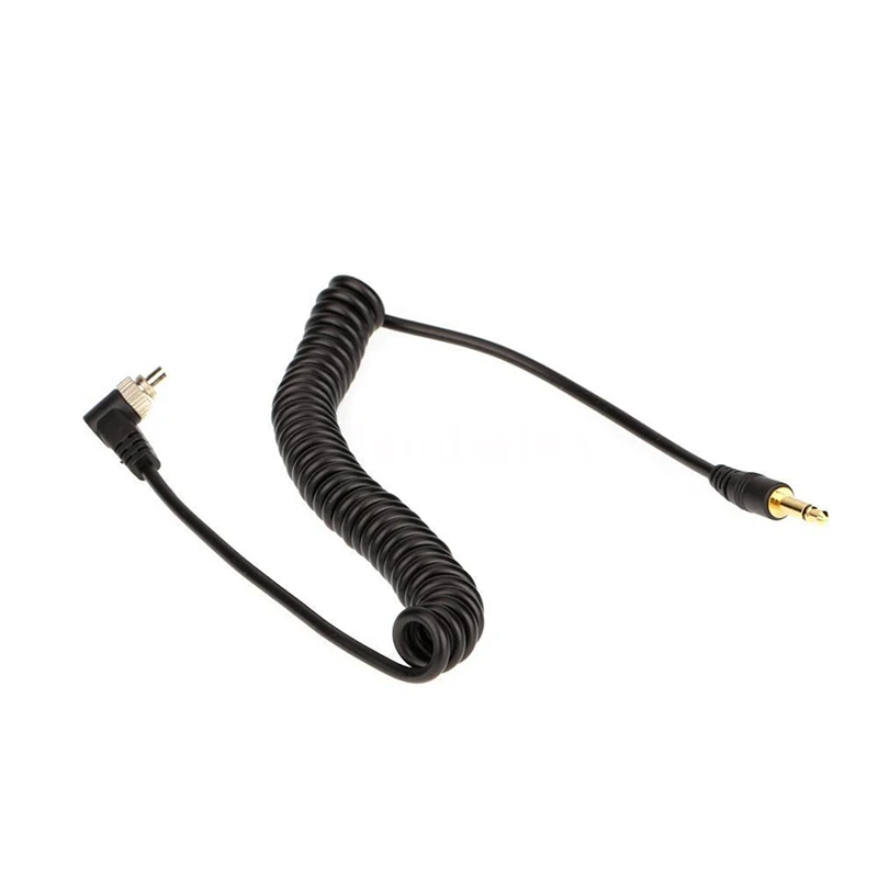 1 Pc 3.5mm To Male PC Flash Sync Cable Screw Lock For Trigger Studio Light Camera Flashes Accessories PC Flash Sync Cable