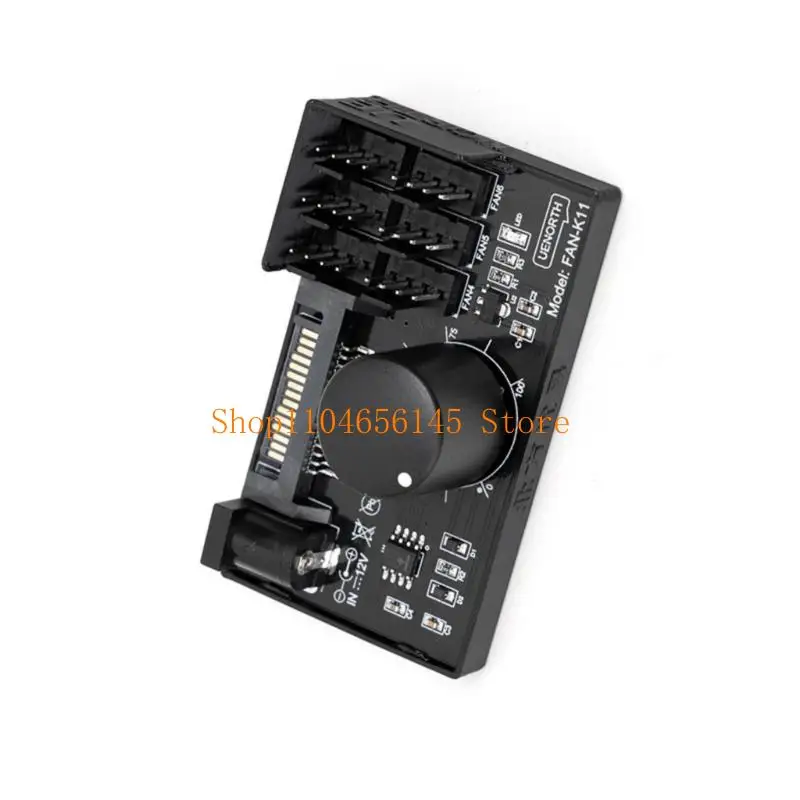 

652F Power On 4Pin Fan NAS Server Fan Speed PWM Fan Speed Controller
