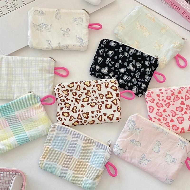 

Ladies' Coin Purses Korean Simple Sweet Kawaii Storage Bags Earphones Lipstick Compact Portable Multi-functional Storage Bags