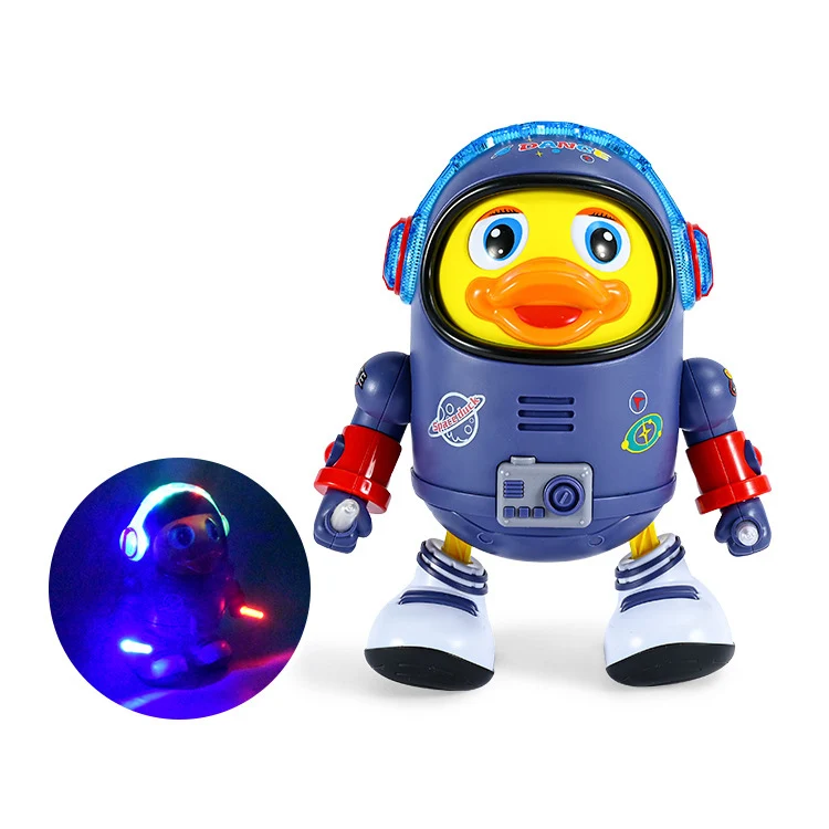 

Children's Electric Toys Creative Fun Will Sing And Dance Space Duck With Music And Lights Dancing Little Budding Duck Baby Toys