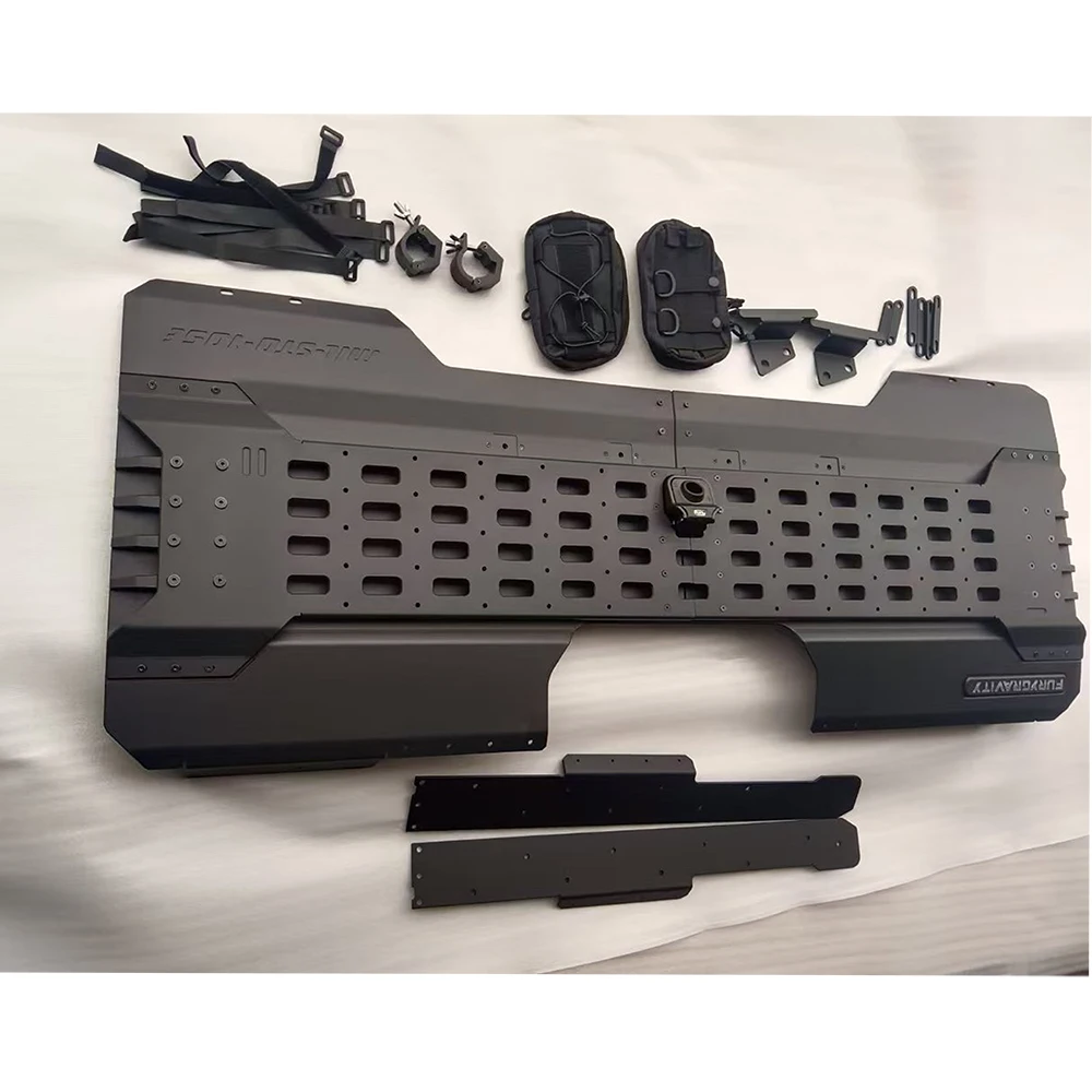 F2016 Fury Aluminum Alloy External Tailgate Expansion Panel For Jeep For Gladiator PICKUP JT 2021+ 4