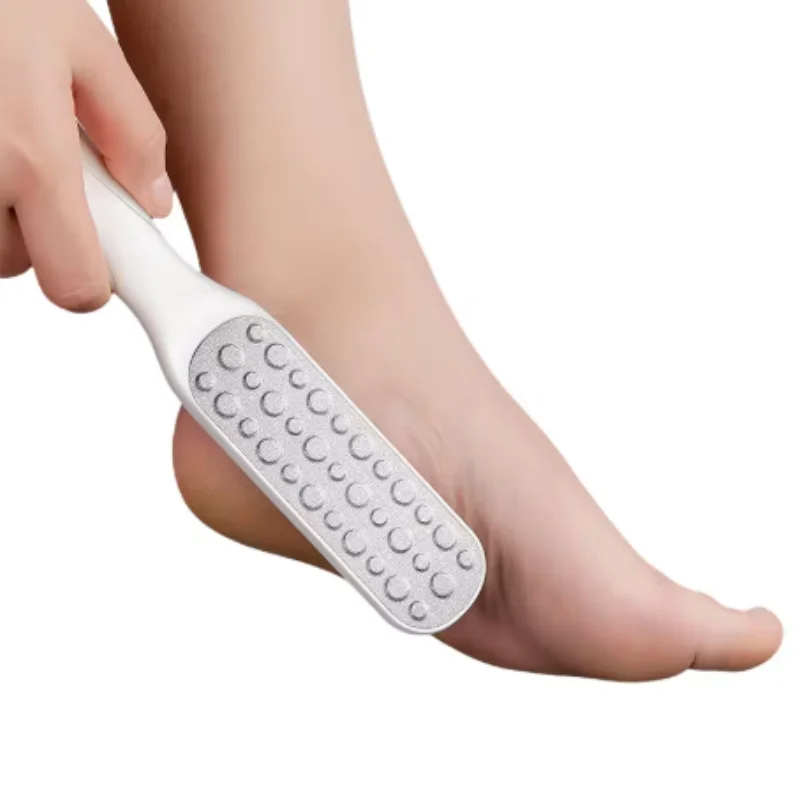 ตะไบเท้าสแตนเลสสองด้าน 1/3/5/10 ชิ้น สำหรับขจัดหนังด้านและผิวที่ตายแล้ว ทำให้เท้าเรียบเนียน