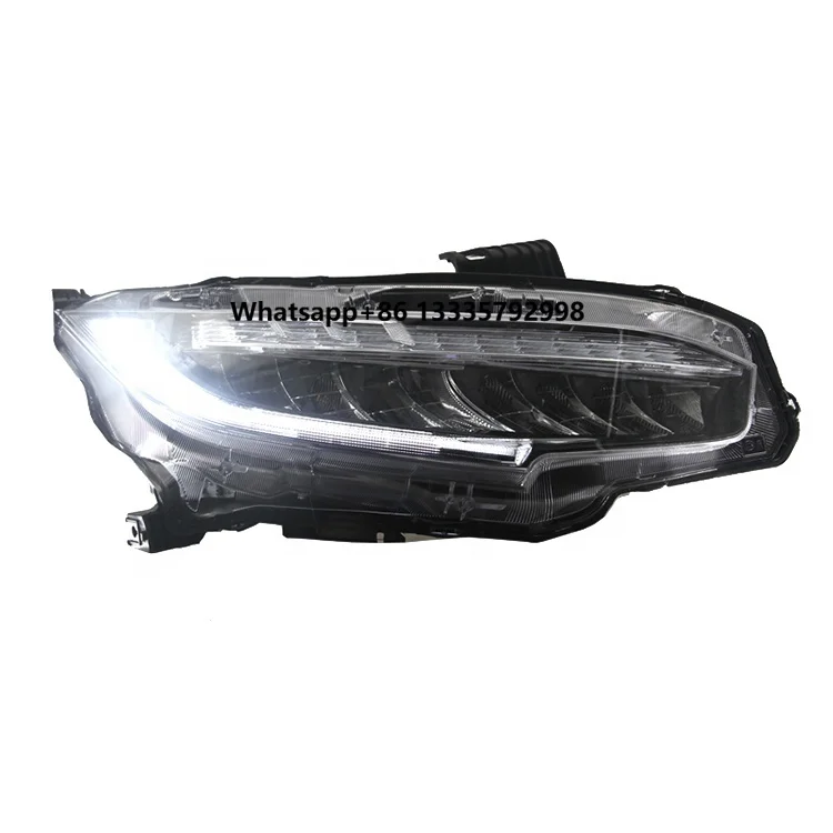 

Factory Sales Auto Part LED Lamp Headlights for Honda Civic 10th Dynamic Turn Signal Assembly High Beam DRL 2016-2020