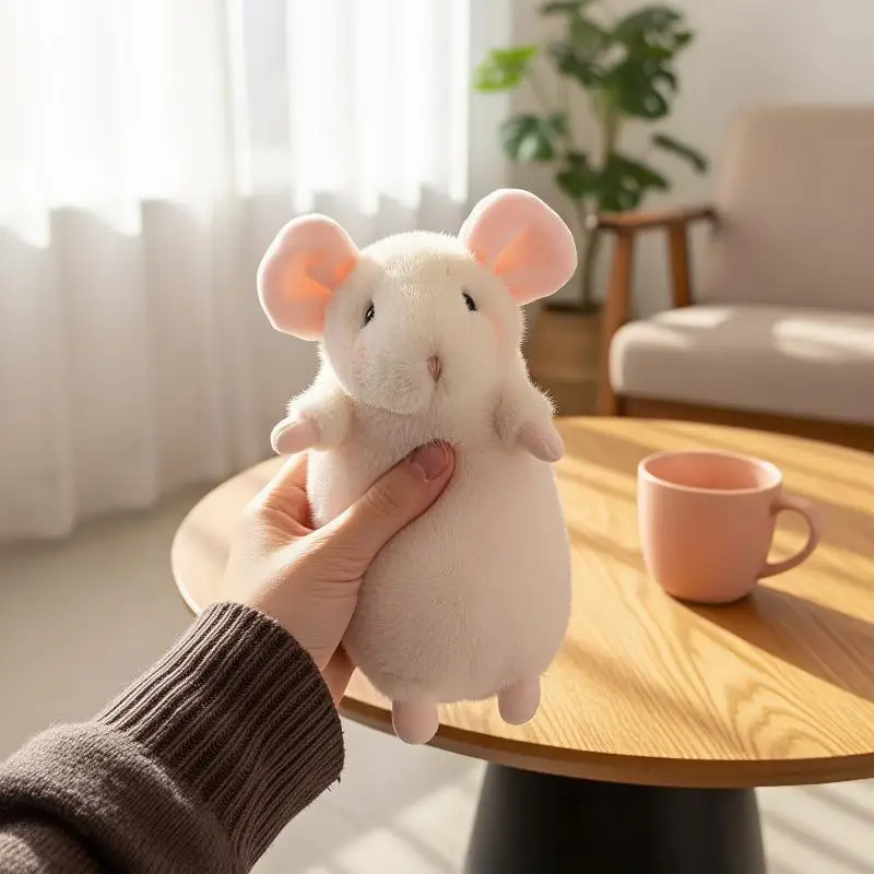 1pc Cute Fancy Rat Plush Toys Soft Stuffed Animal Doll Plush Small Mouse About 20cm Pendant Keychain For Kids Adults Funny Gifts