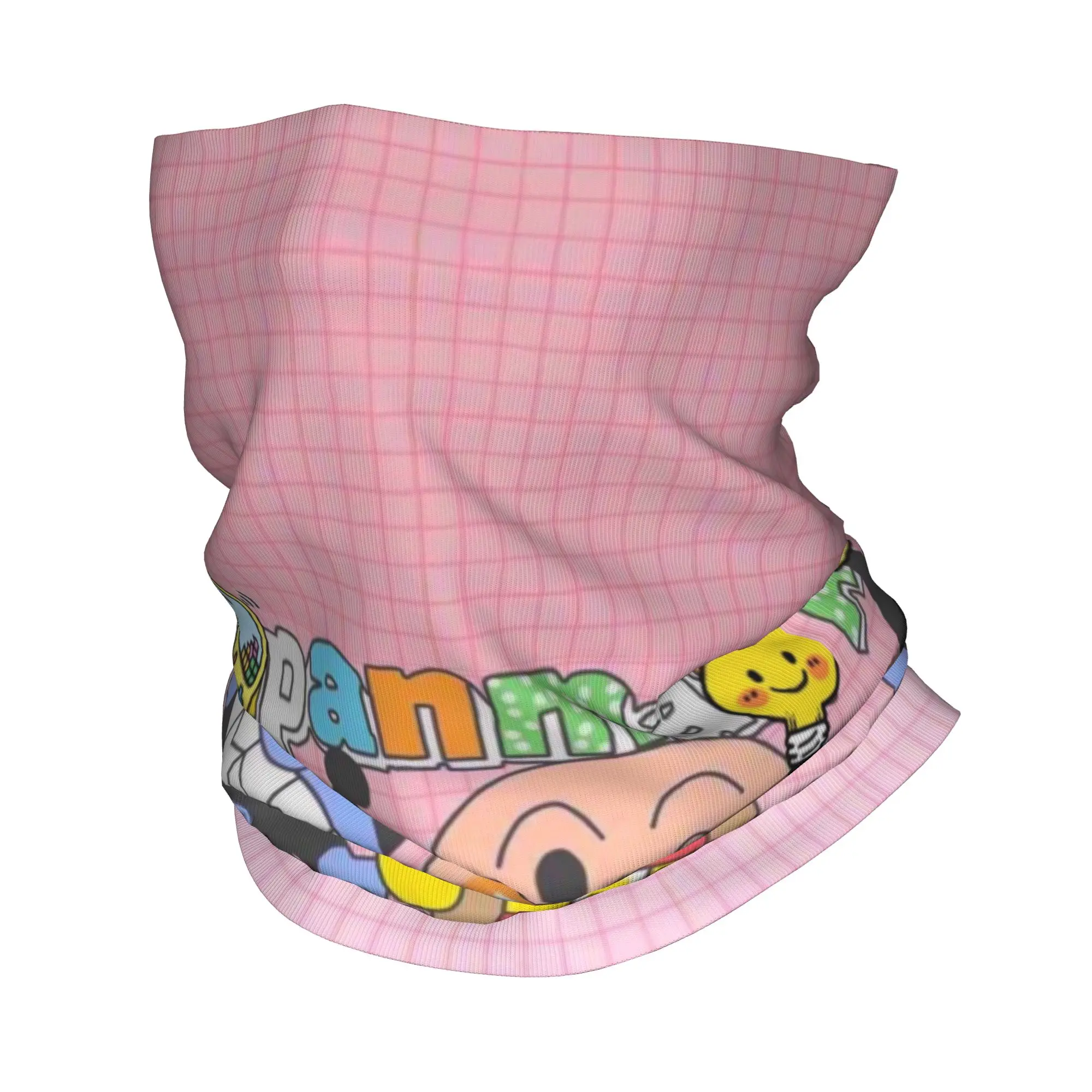 Round Cartoon Characters (11) Bandana  Cover Club Anpanman Face Scarf  Cycling Riding Unisex Breathable Neckerchief