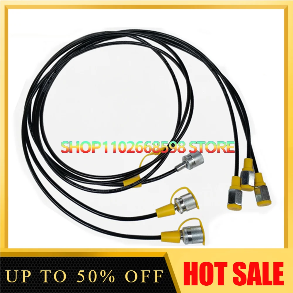 Pressure Gauge Pressure Measuring Hose 63MPA Hydraulic Test Hose Connector G1 4 M16*2.0 Excavator High Pressure Oil Pipeline
