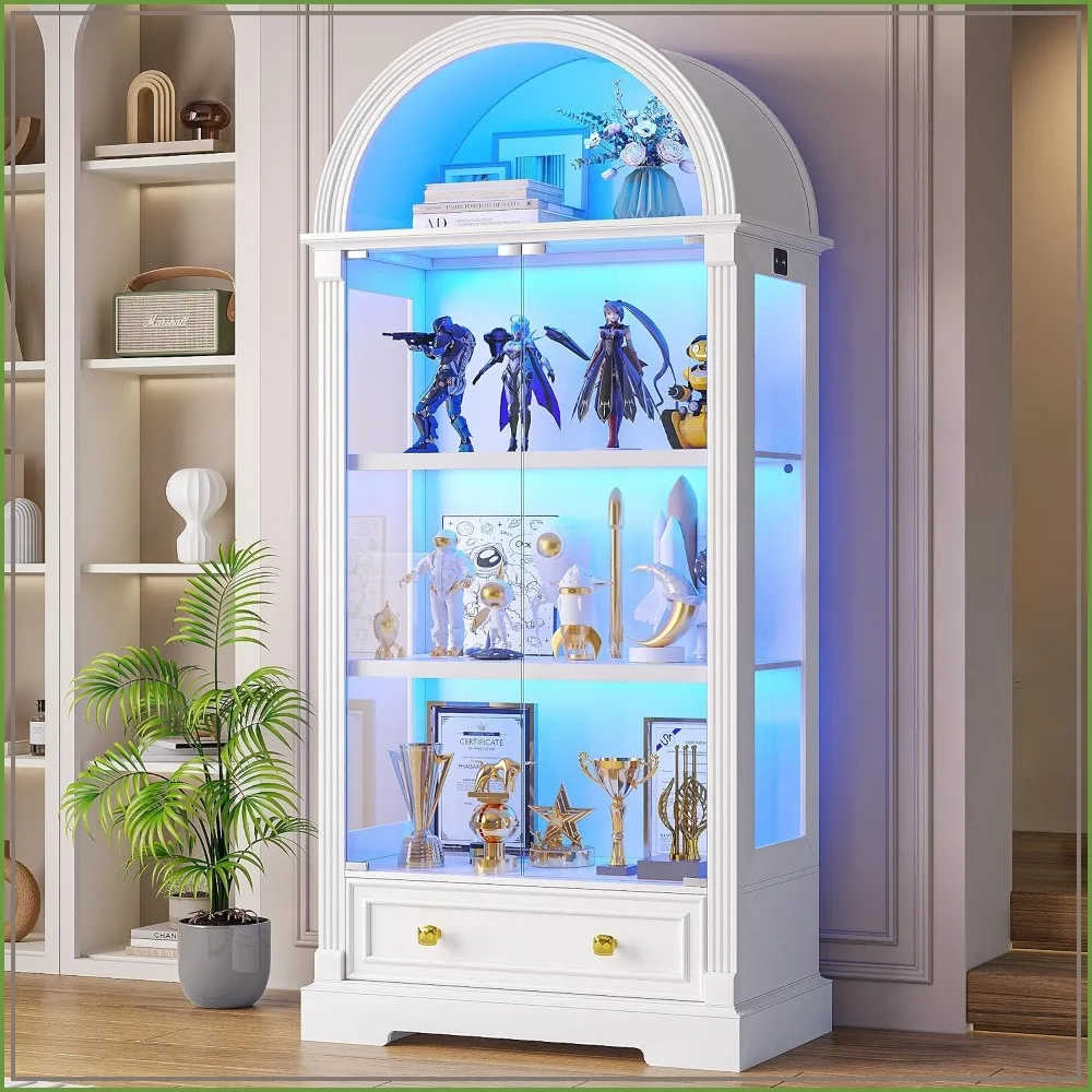 Arched Glass Display Cabinet 72