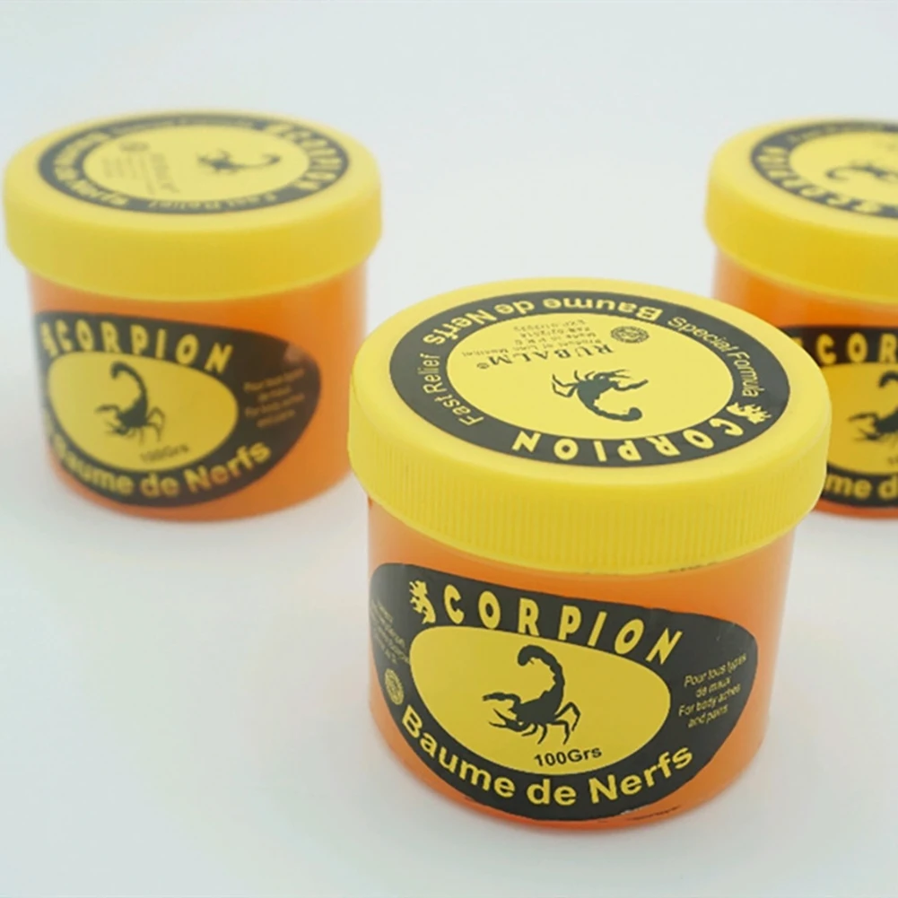 30/60/100ml Ointment Scorpion Peppermint Cream Rheumatism Low Back Pain Sciatica Bruises Cramps And Relieves Muscle Fatigue
