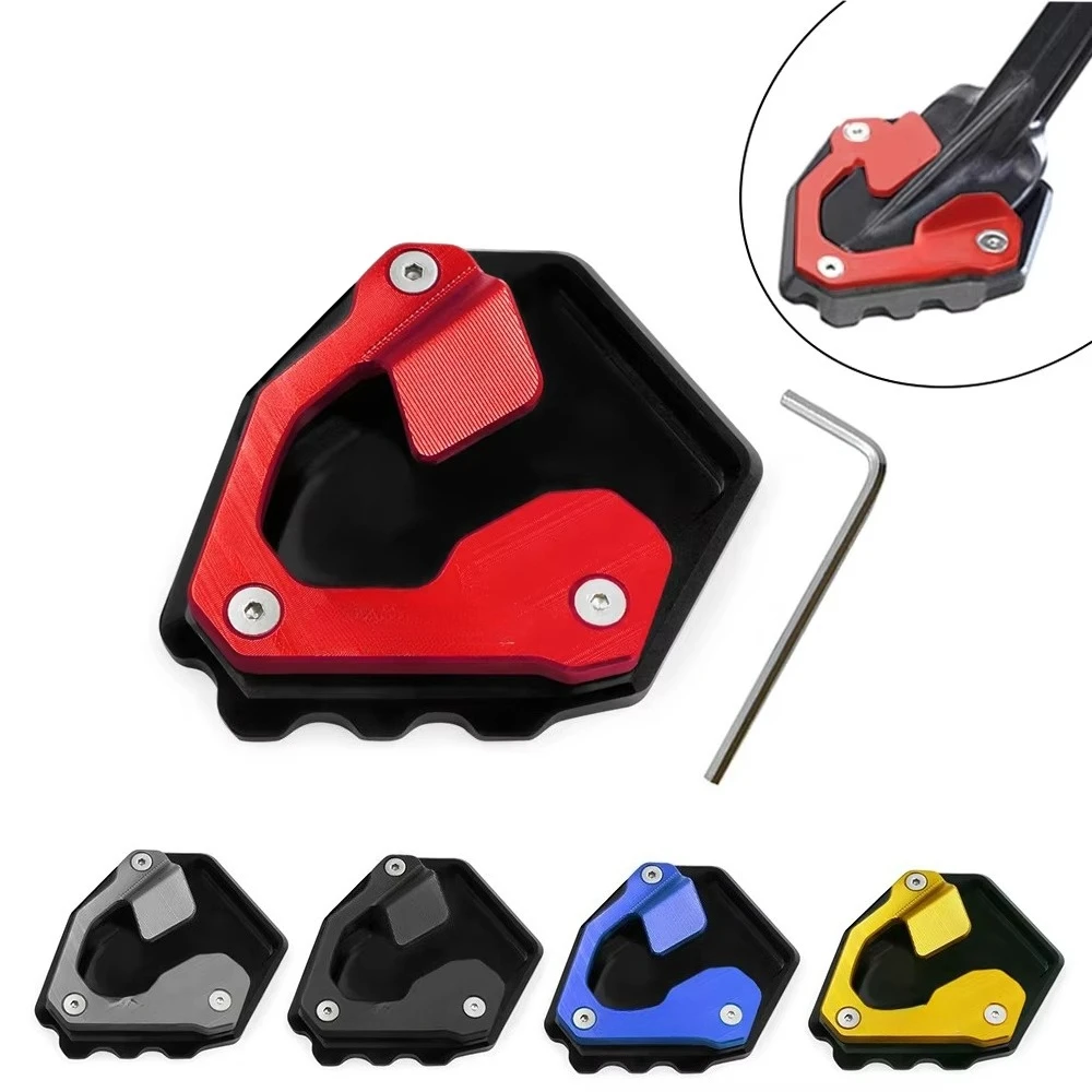 Motorcycle For Honda Africa Twin CRF1000L 2016-2018 CNC Foot Side Stand Pad Plate Kickstand Enlarger Support Extension