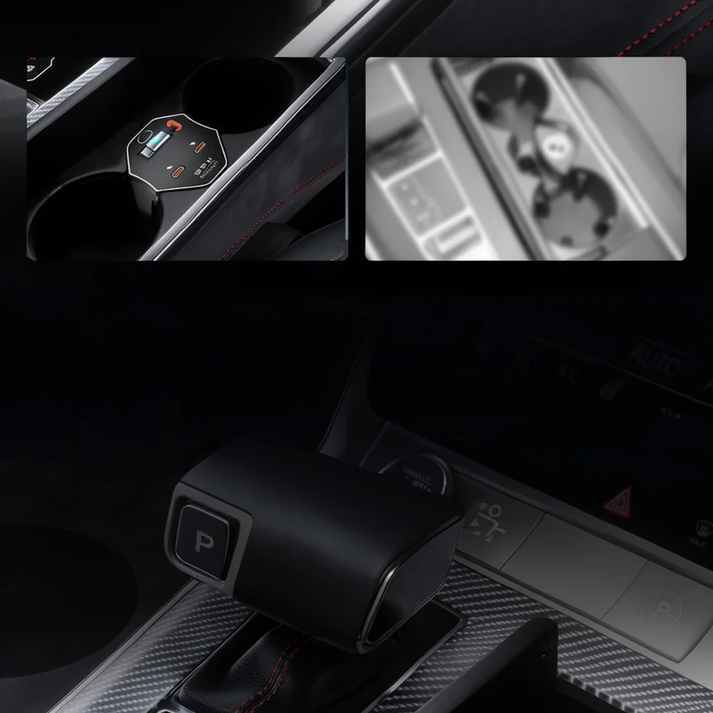 For Audi A6 A7 RS7 RS6 S6 Car Lighter Splitter Docking Station Fast Charger Adapter Interior Accessories