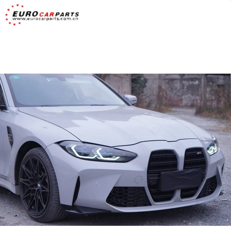 New 3 series G20 upgrade to G80 headlight hood fender side skirt exhaust bumper for car wide body kit G20 to G80