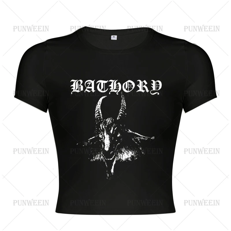 Dark Gothic Goat Grunge Vintage Punk Tank Top Sleeveless Baby T-shirt Harajuku Emo Y2k Tops Streetwear Slim Fit Sexy Crop Top