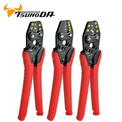 TSUNODA TP-8 TP-8P TP-14 크림핑 플라이어, 평행형 크림퍼, 비절연 단자 용량용 합금강 크림핑 도구