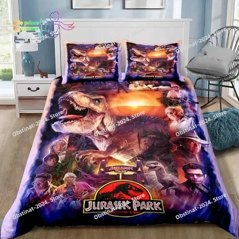 

Dinosaur Jurassic Park 3D Print Bedding Set Single Twin Full Queen King Size Bed Set Adult Kid Bedroom Bedding Gift