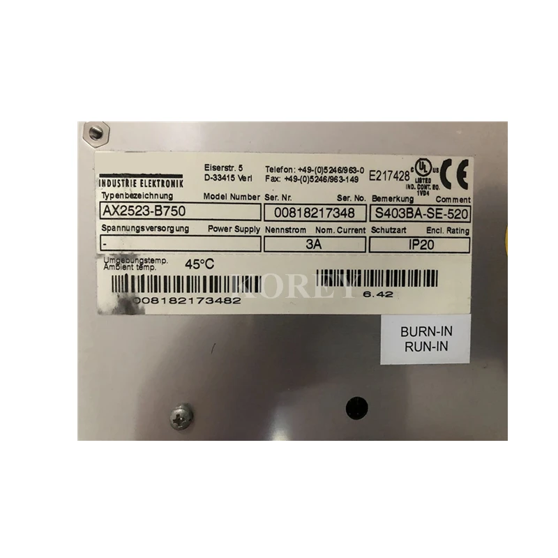 Servo Driver AX2523-B750 S403BA-SE-520 in Stock