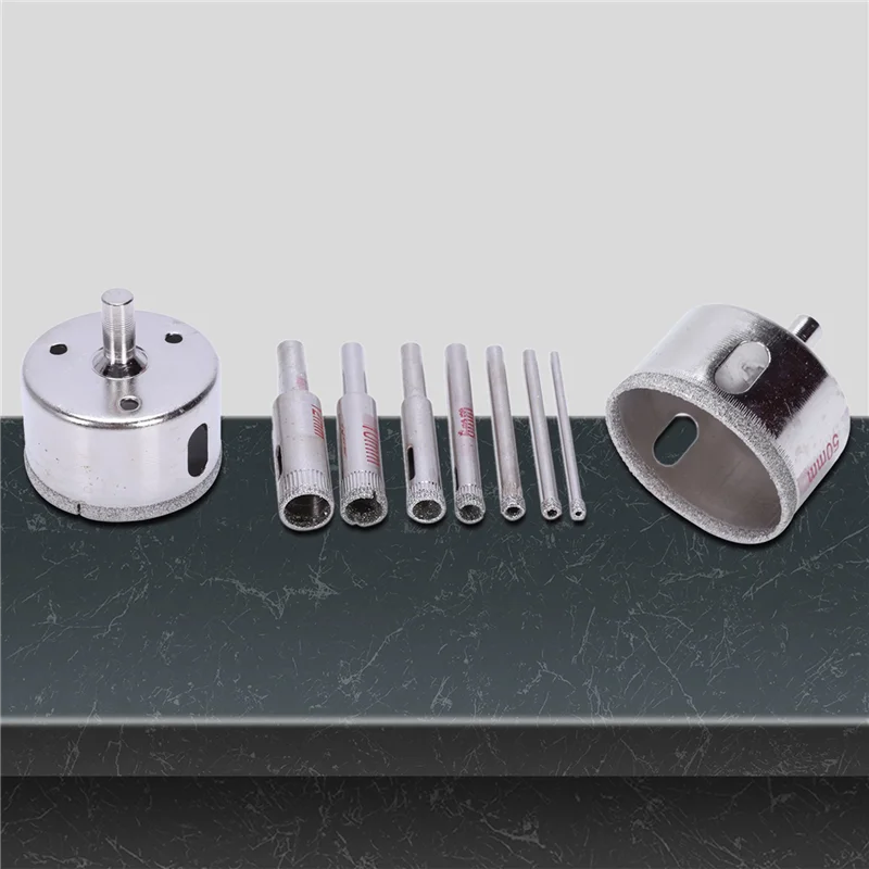 

AFOURT-100 шт. Алмазная кольцевая пила 3-50 мм, набор сверл, пила, резак для плитки, мрамора, стекла