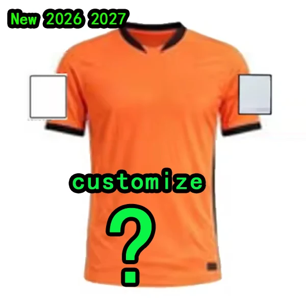 2026 Nederlandse tenue Aangepaste numerieke letters Nieuw ok26 tenue shirt Nederland