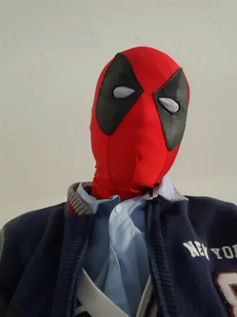 Máscara de Deadpool de Marvel, disfraz de Cosplay, casco de malla Wade Winston, disfraz de Halloween, accesorios para fiesta y Carnaval, máscaras, regalos