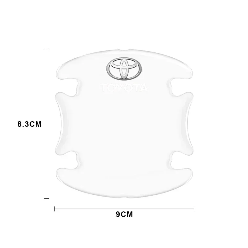 Proteção Do Corpo Do Carro Faixa, Anti-Scratch Etiqueta, Auto Maçaneta Da Porta, Tigela, Toyota Avalon, Mirai Avensis, Prado, Hilux, VVT-I, 4WD, Sw4