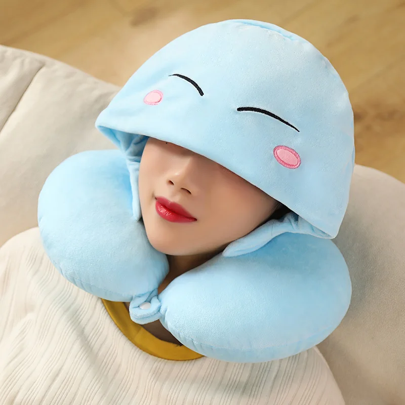 1pc 35cm Cute Rimuru Tempest Plush Toys Anime Game Slime Plush Headgear Stuffed Soft Toys for Kids Birthday Gift