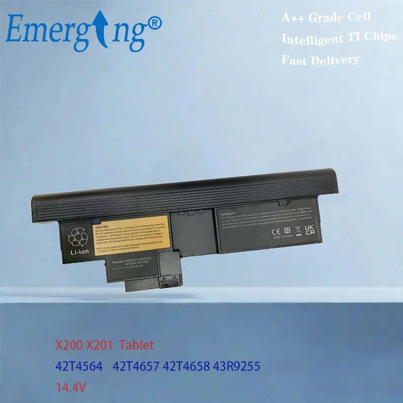 43R9256 43R9257 42T4565 42T4657 42T4658  Laptop Battery For Lenovo ThinkPad X200 X200t X201 X201t 14.4V 4400mAh