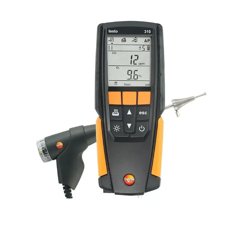 Testo 310 Residential Combustion Analyzer Kit  0563 3100 01 Residential Smoke Analyzer