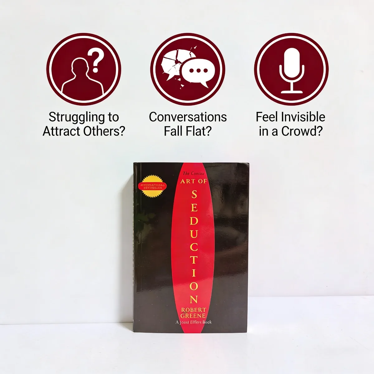 The Concise Art of Seduction Robert Greene English Book | Social Strategy Personal Development Influence Interpersonal Skills