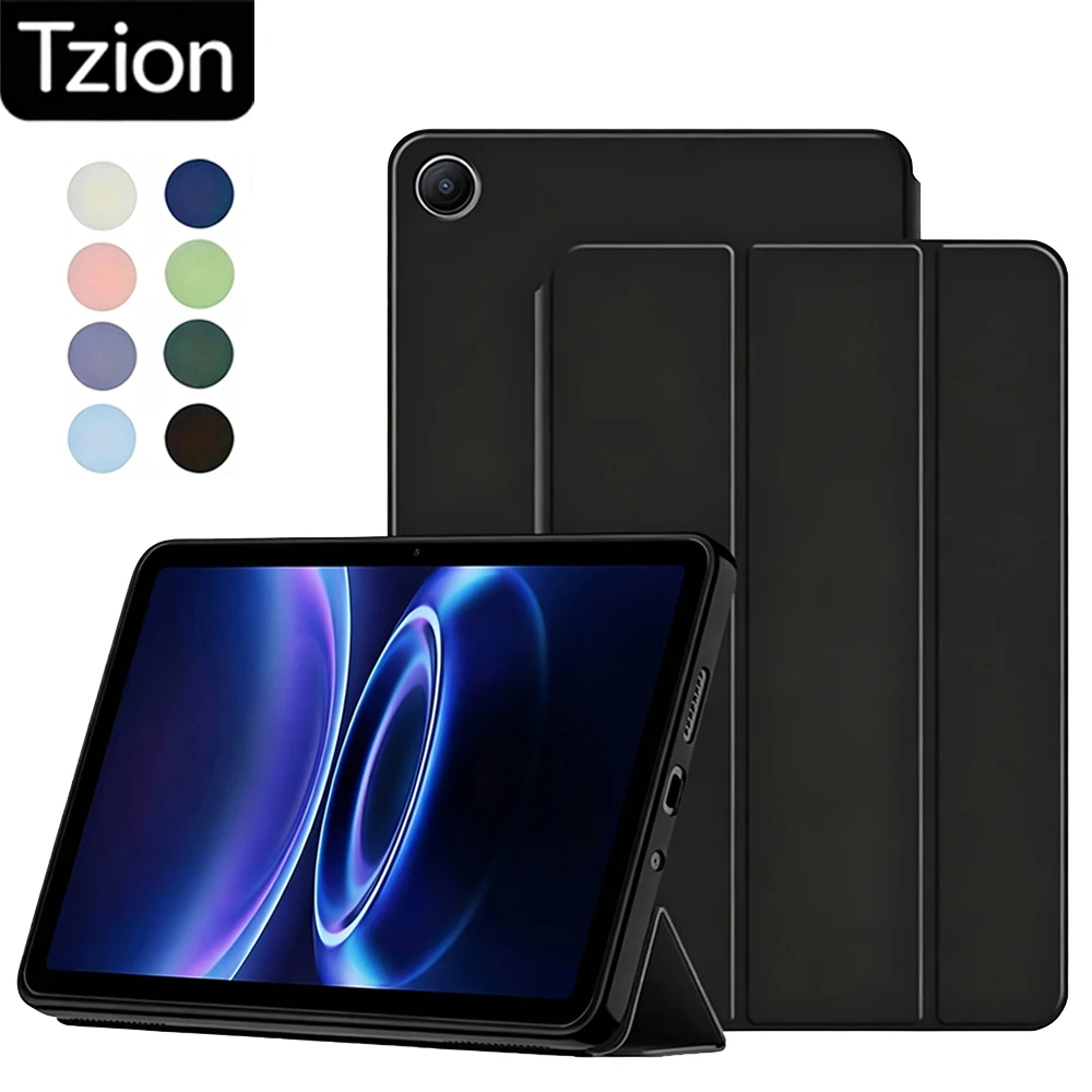For Xiaomi Redmi Pad 2 SE 9.7 inch 2026 , Ultra Thin Trifold Stand PU Leather Flip Stand Cover Soft Silicone Back Tablet Case
