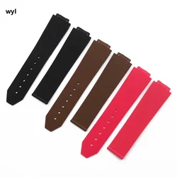 Women's silicone strap for HUBLOT strap rubber strap Soft waterproof watch sports watch accessorie 21mm-15mm