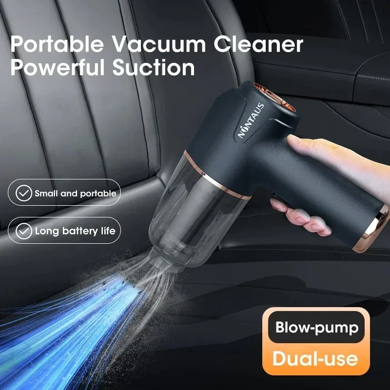 Wireless Handheld 3-in-1 Pet Hair Vacuum Cleaner High Power Rechargeable Portable Deep Cleaner with 2 Brushes For Car Home