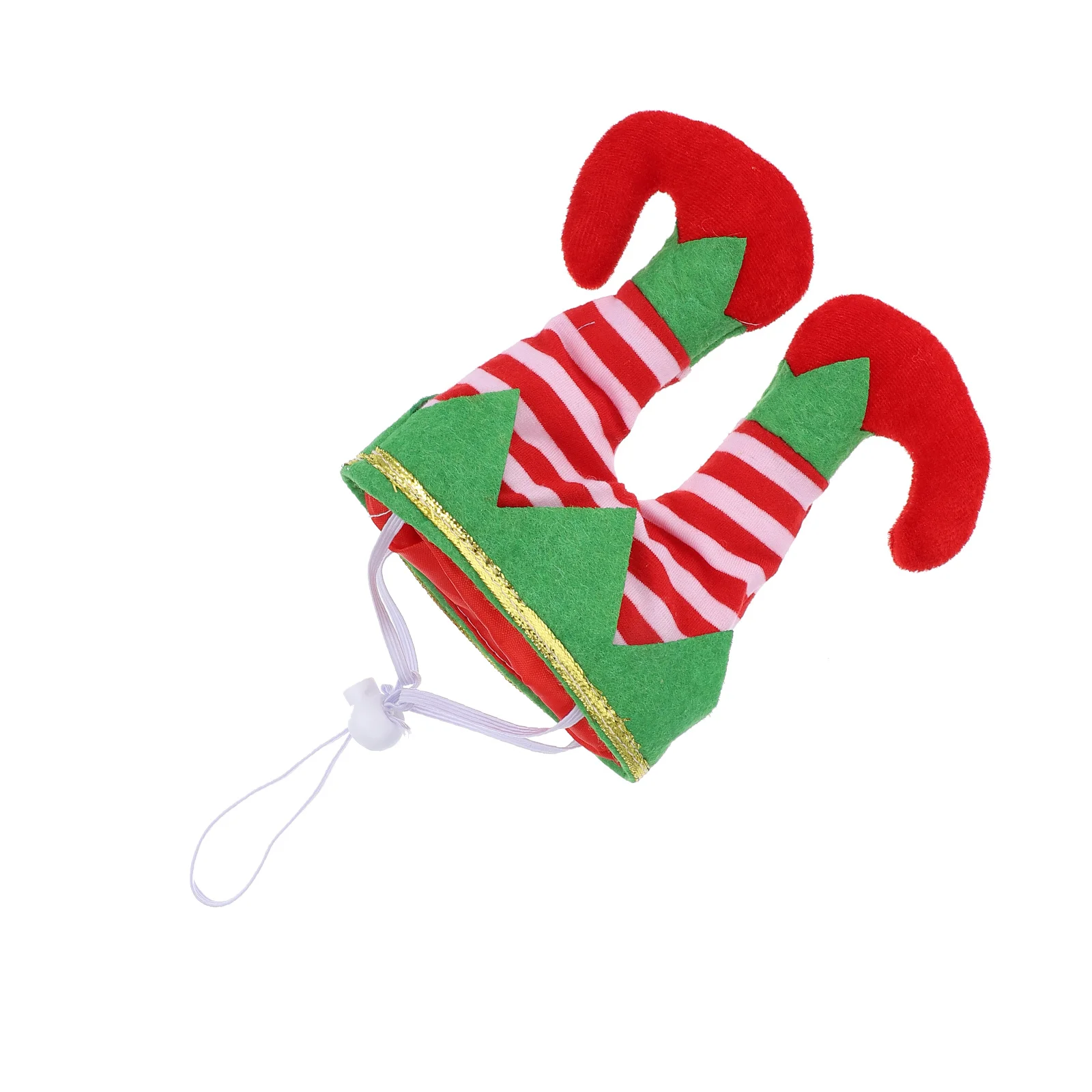 

1Pcs Christmas Pet Hat Color-Blocked Clown Cosplay Headdress for Dog Cat Xmas Party Accessory Premium Polyester Comfortable