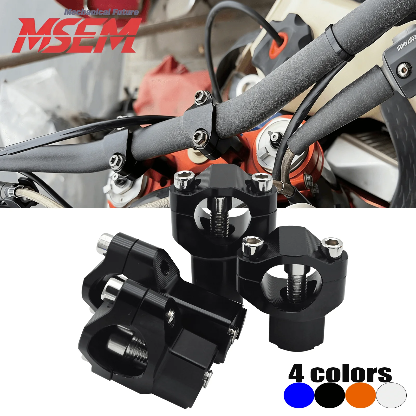 CNC Motorcycle Handlebar Riser Bar Clamp Mount For KTM SXF XC XCF XCW SX EXC EXCF 125-530 Adventure 1290 1190 1090 890 790 690