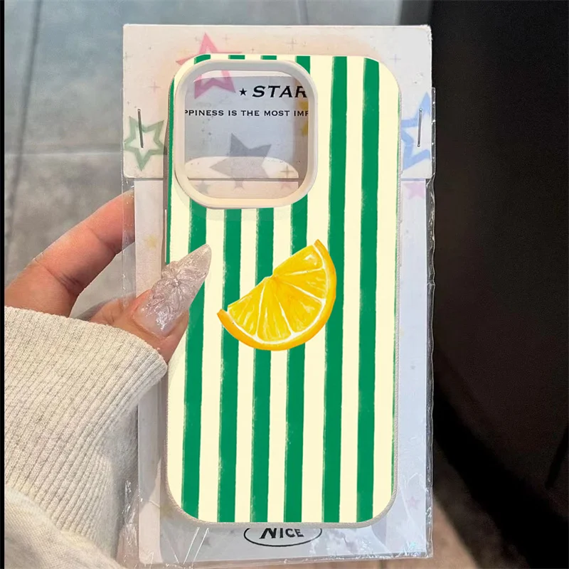 Чехол для телефона со свежим лимонно-зеленым