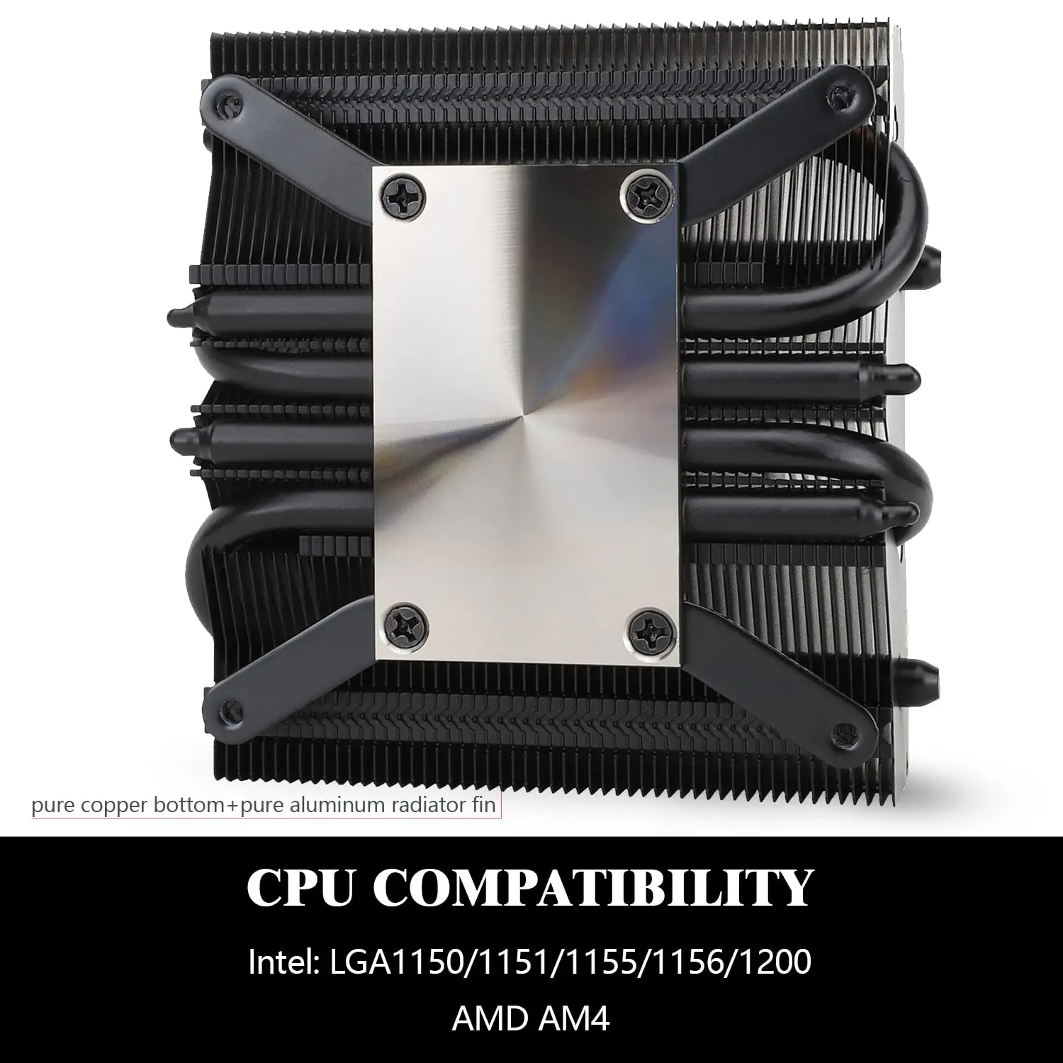 Thermalright AXP90-X53 Full Low Profile CPU Air Cooler 53mm Height With 92mm PWM Cooling Fan for AMD AM4 Intel 115X 1200