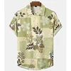 3D Printed Flower Hawaiian Shirts For Men
