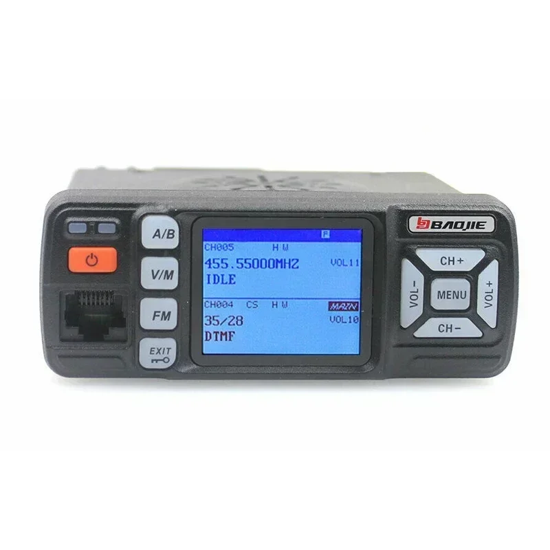 Baojie BJ-318 Mobile Car Radio Dual Band VHF UHF BJ318 20W/25W Transceiver Walkie Talkie Ham Radio Transceiver Upgrade BJ-218