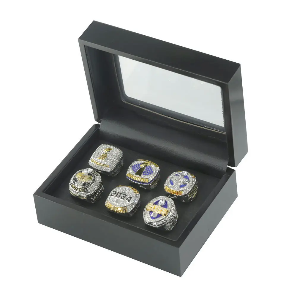 2020-2025 6 قطعة بطولة كرة القدم الخيالية الدائري FFL الفائز جائزة الكأس لمحبي الهدايا التذكارية للرجال