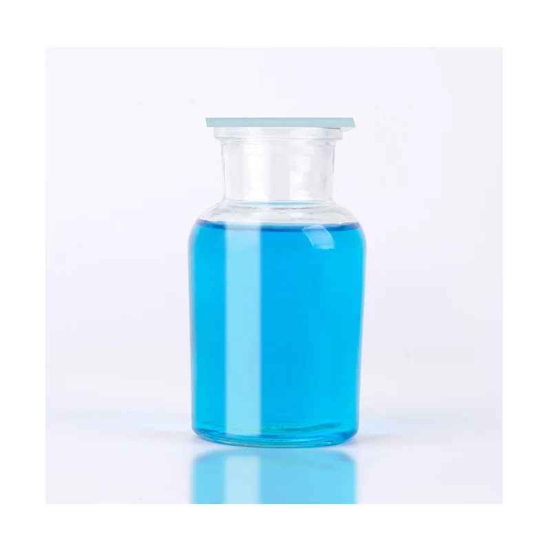 

Borosilicate glass gas collection cylinder single bottle 500ml chemical experimental glassware wide mouth bottle JVLAB