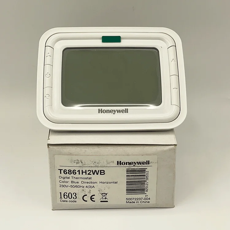 Termostato non programmabile cablato originale TLF T6861H2WB Pannello di controllo termostato digitale orizzontale 220V in vendita