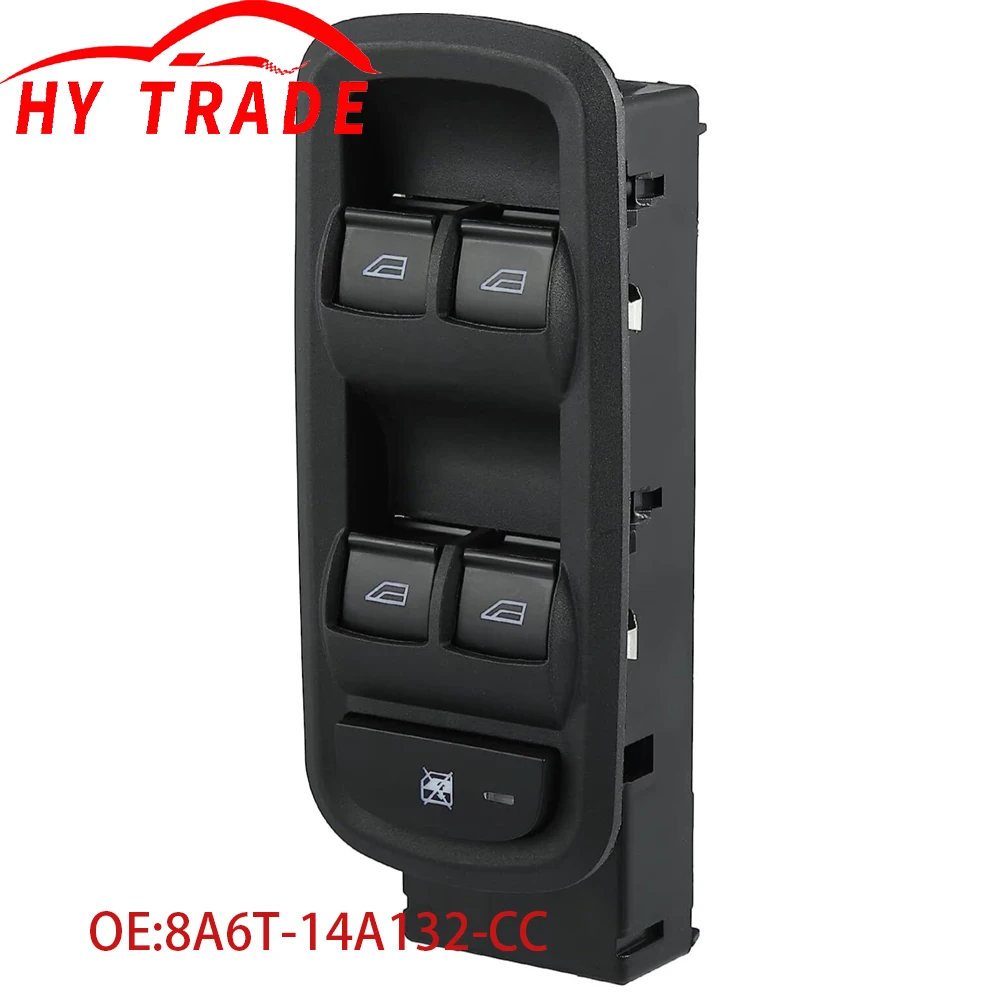 

Power Window Control Switch 8A6T-14A132-CC for Ford Fiesta 2011-2013 Door Lock Button Key Car Accessory